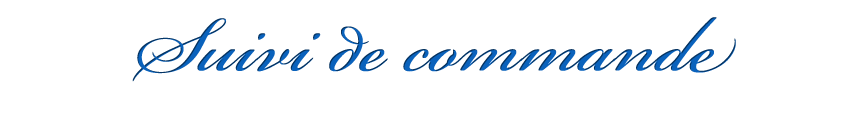 Suivi de commande
